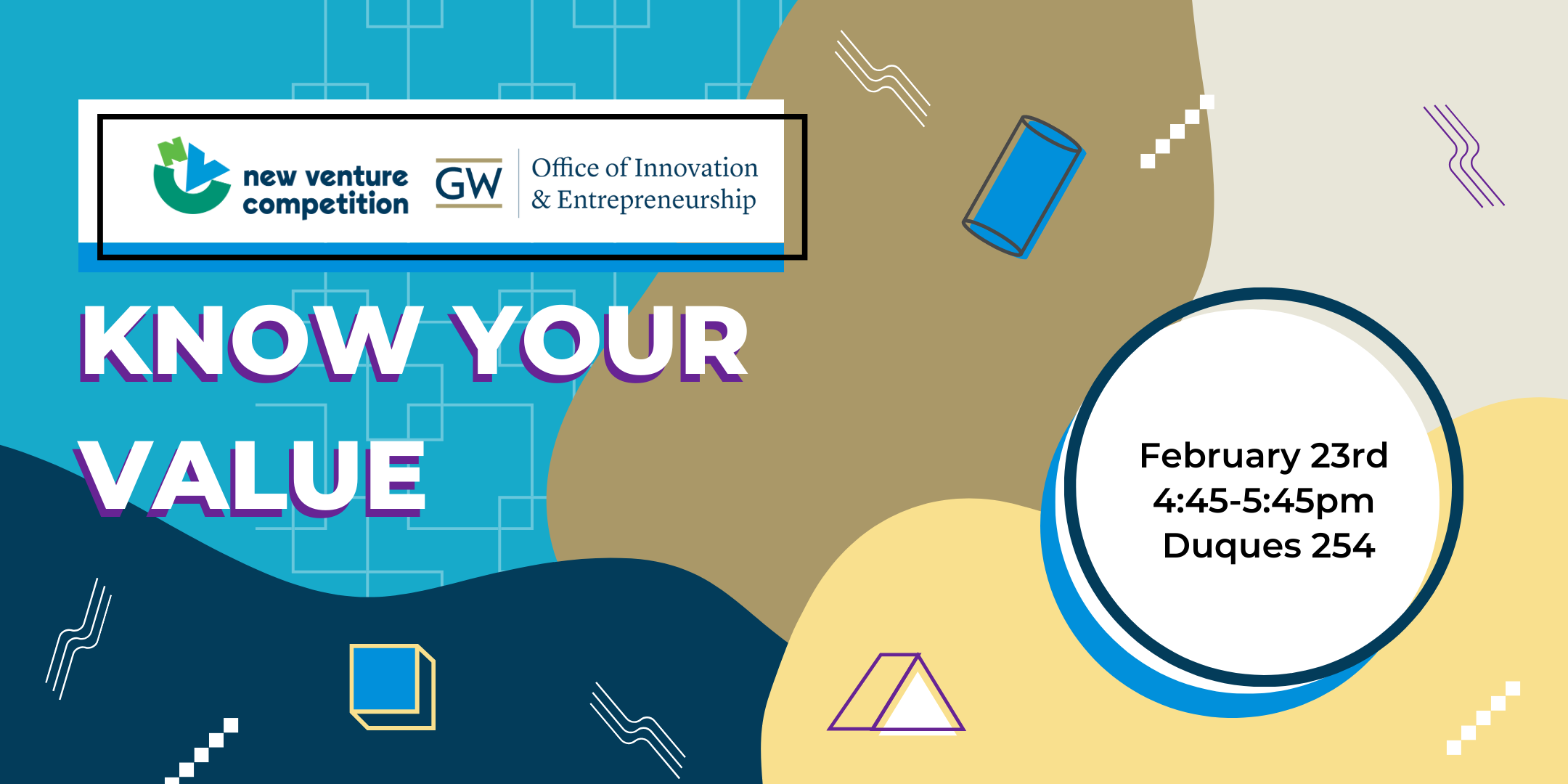 Banner for Know Your Value spring event
