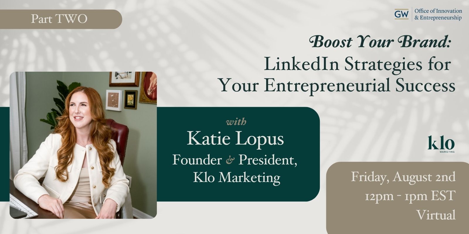Klo Marketing Summer Camp Graphic