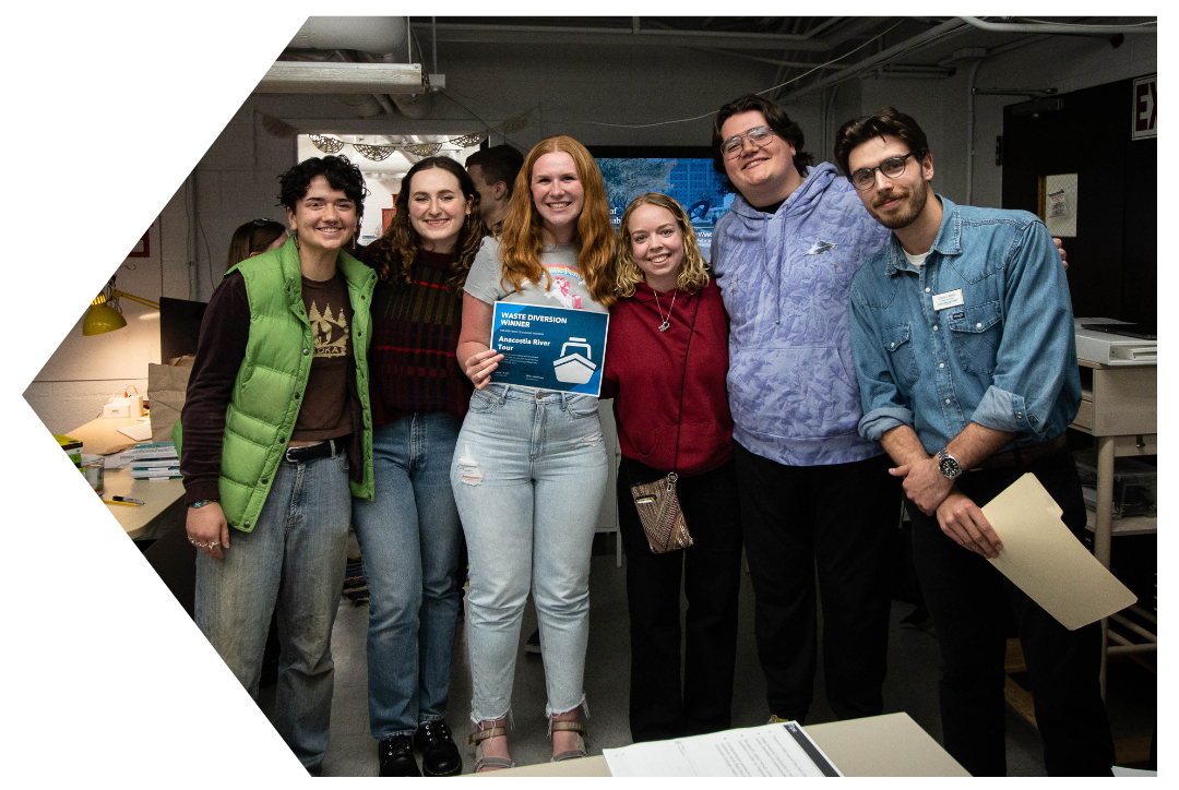 GW students at an oie event