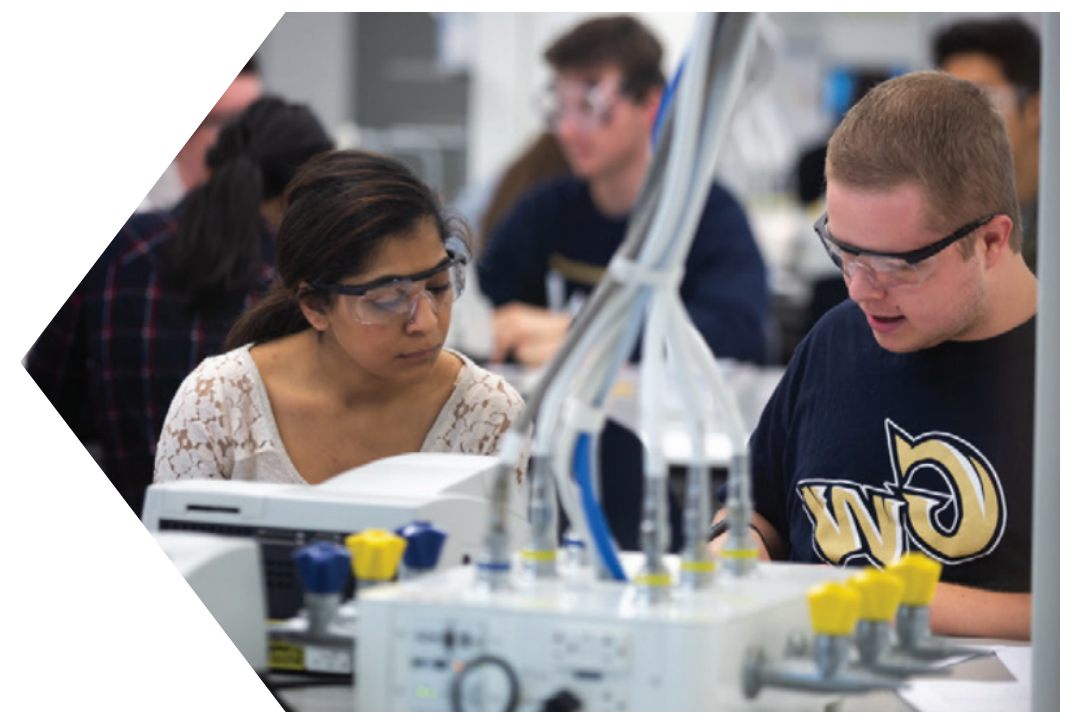 Students in a lab