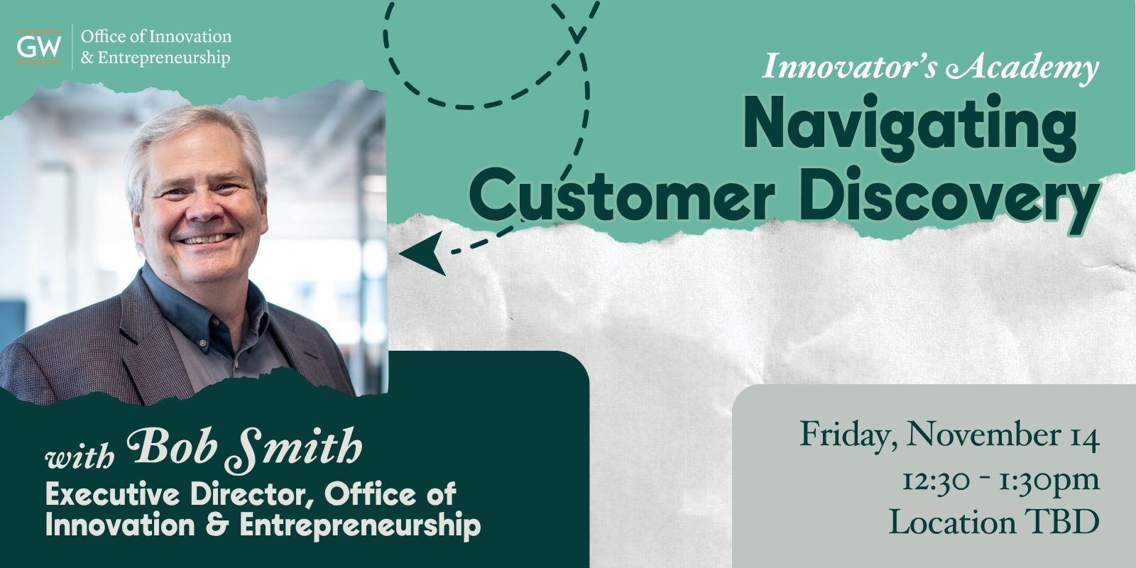 Navigating Customer Discovery website graphic