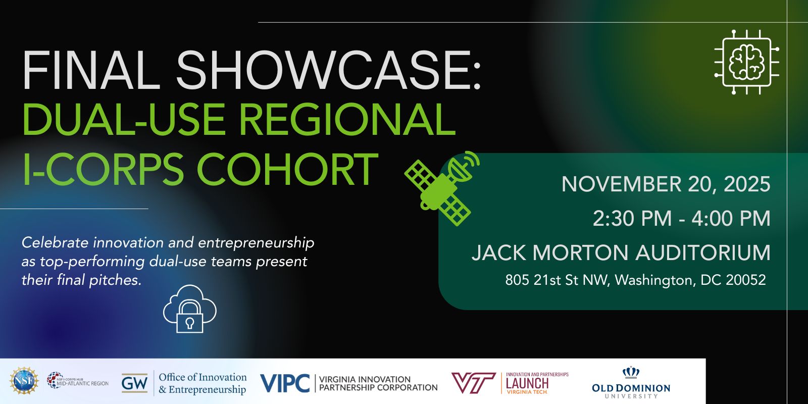 Final Showcase Dual Use website graphic