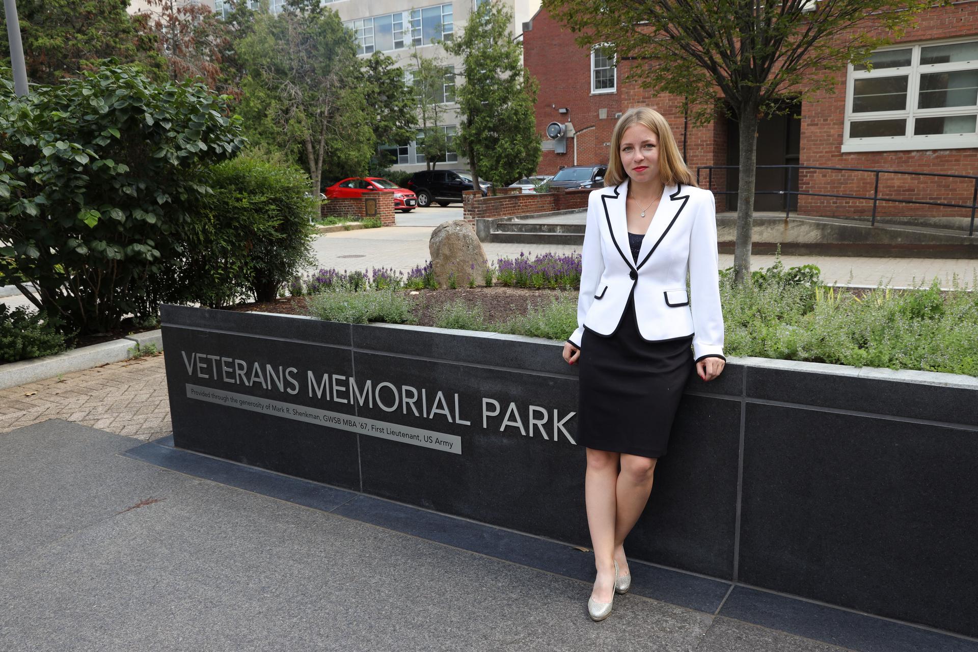 Sarah Malinowski at Veterans Memorial Park