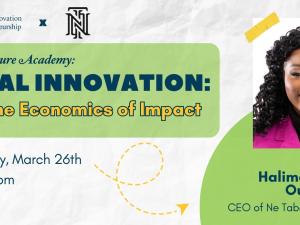 Social Innovation Economics of Impact workshop graphic