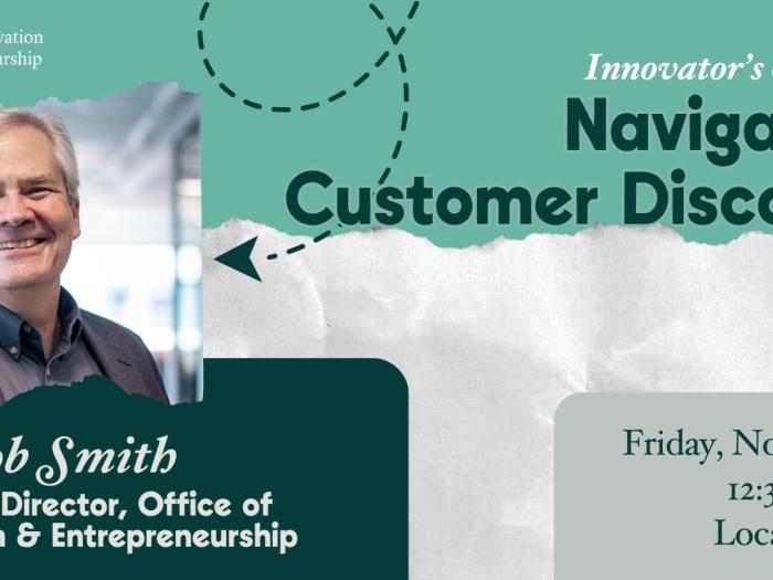 Navigating Customer Discovery website graphic