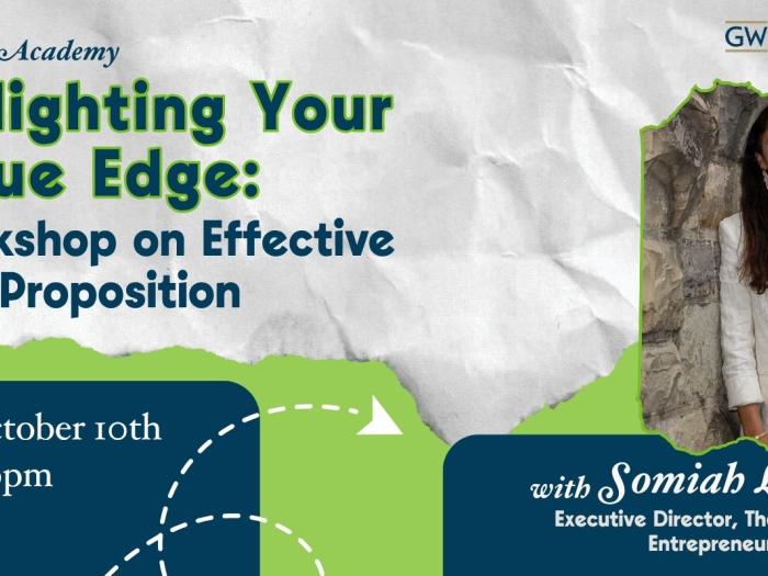 Highlighting Your Unique Edge Workshop Graphic