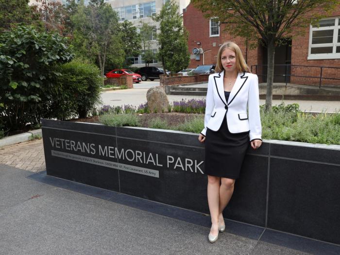 Sarah Malinowski at Veterans Memorial Park